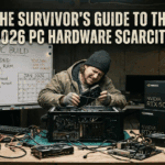 PC builder assembling components amid hardware shortages during the 2026 PC hardware scarcity