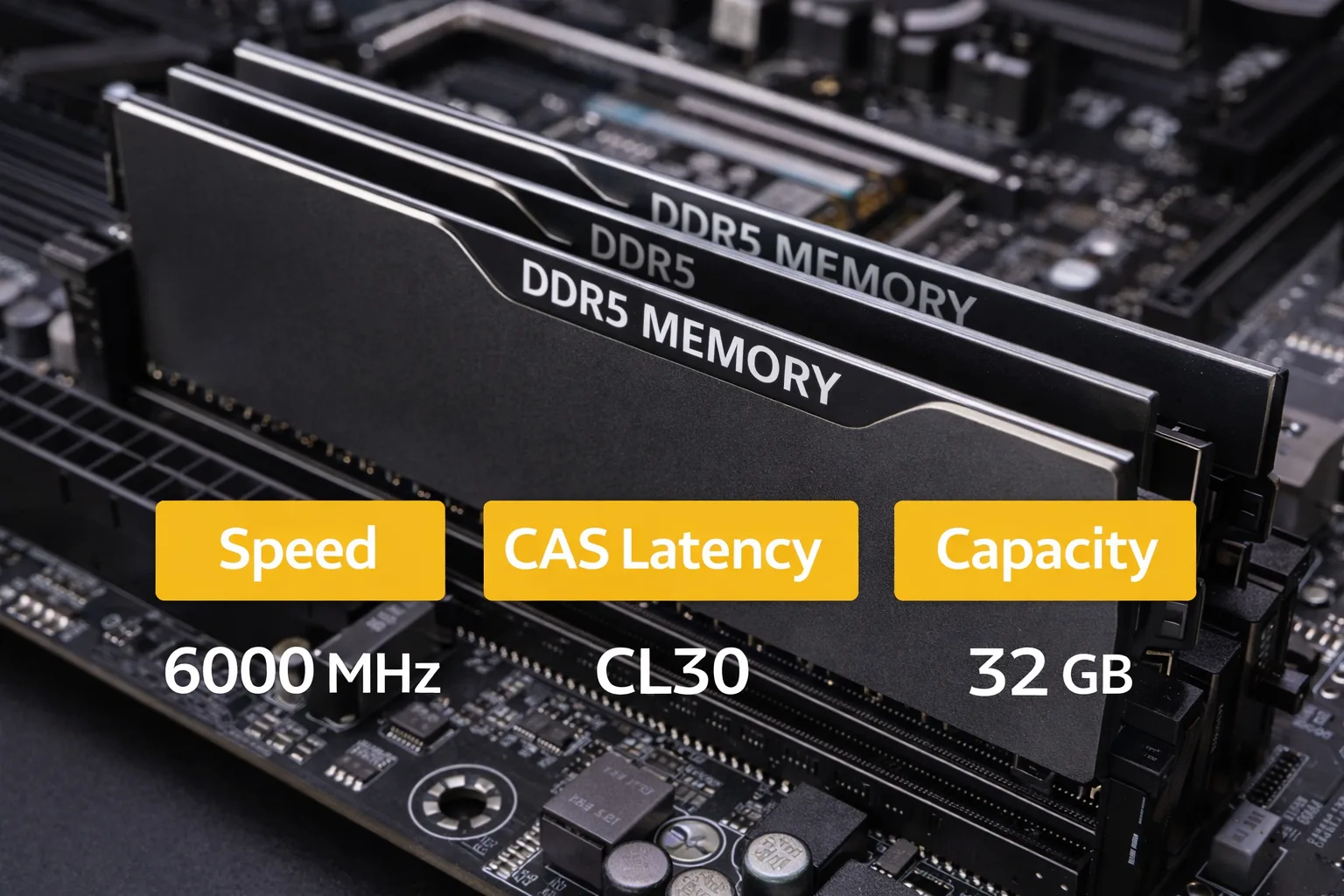 Illustration of DDR5 memory architecture