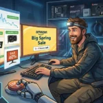 Deal Hunter Dan tracking Amazon Big Spring Sale tech deals on multiple monitors