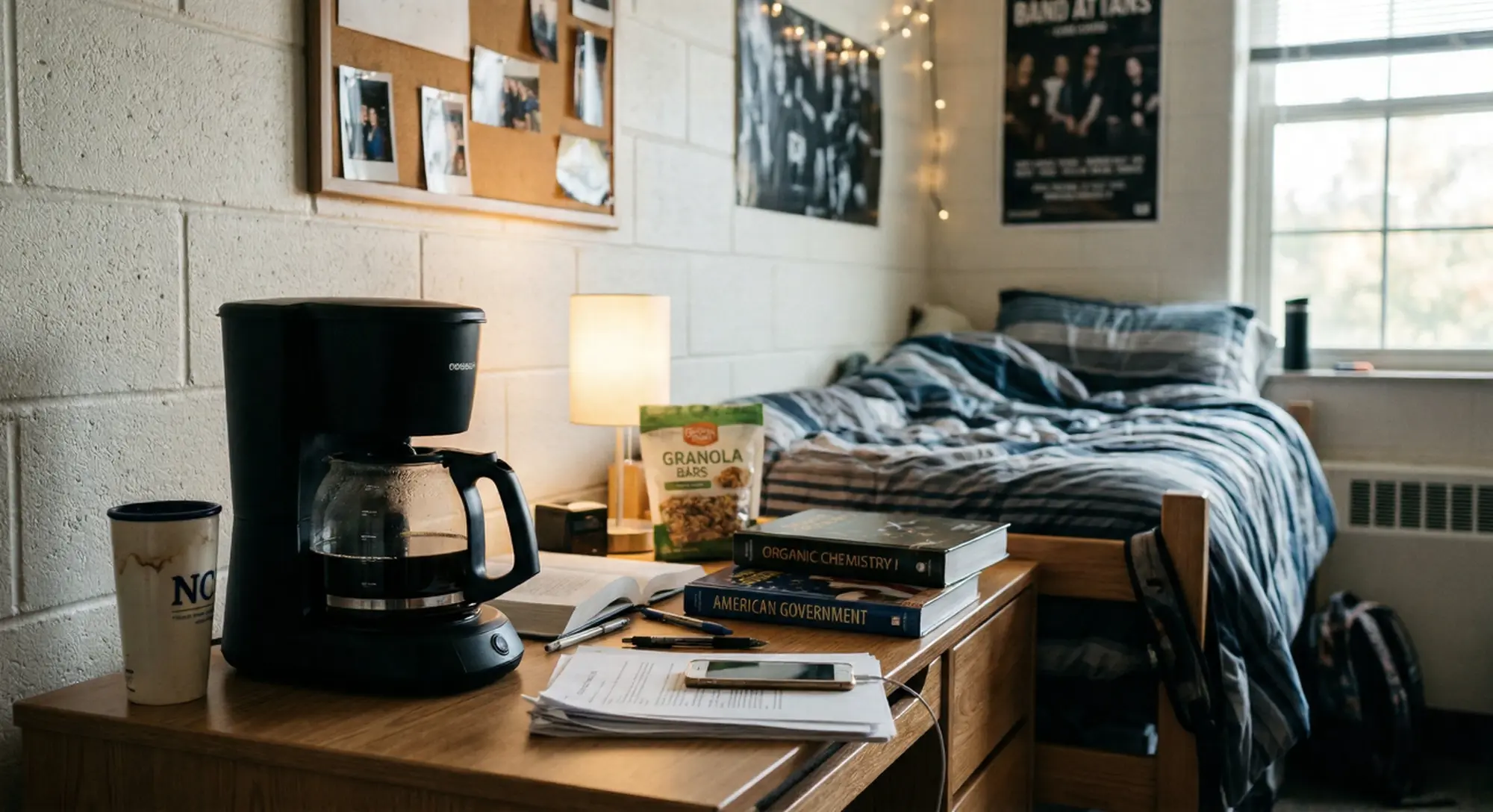 Small coffee maker suitable for a dorm room