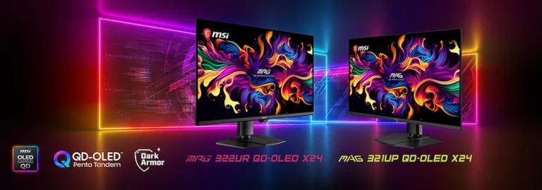 MSI 5th-generation QD-OLED gaming monitors with DarkArmor and tandem OLED technology