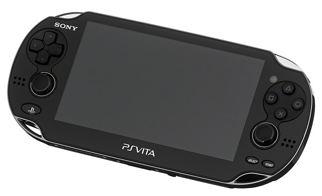 A Sony PlayStation Portable handheld shown from the front.