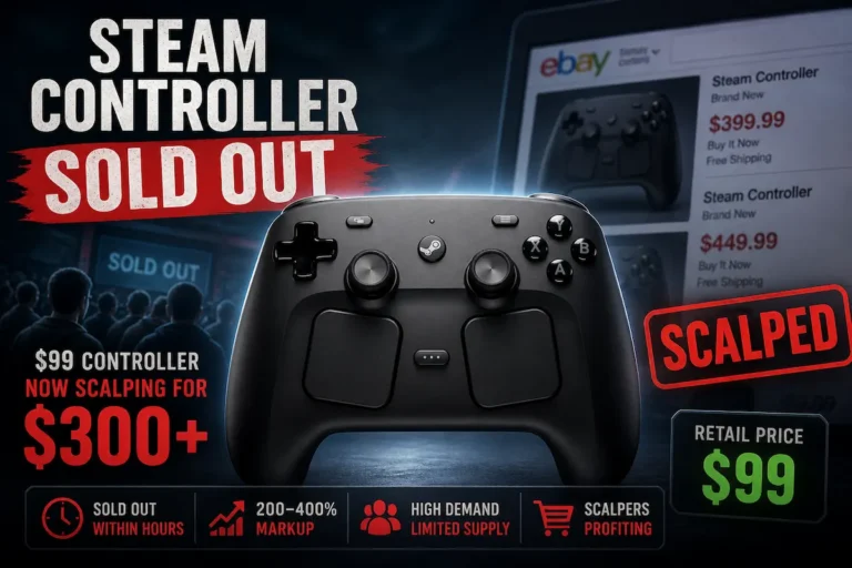 Steam Controller sold out with scalping prices rising above $300