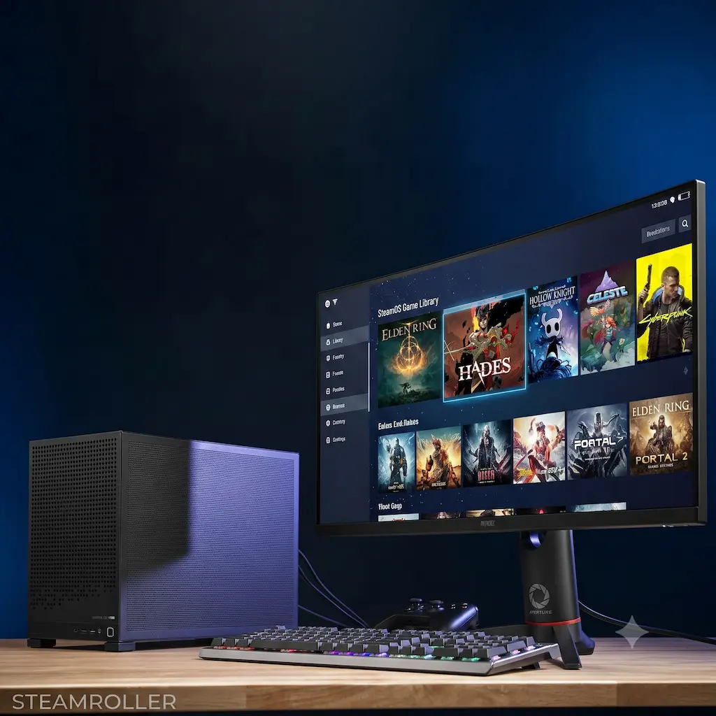 Steamroller SteamOS Gaming PC Shows Windows May Not Be Mandatory Anymore