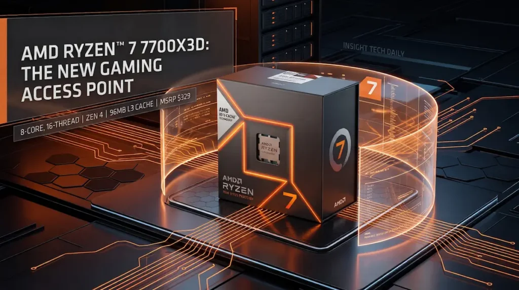 AMD Targets Budget Gamers with Ryzen 7 7700X3D Launch and Newegg Exclusivity