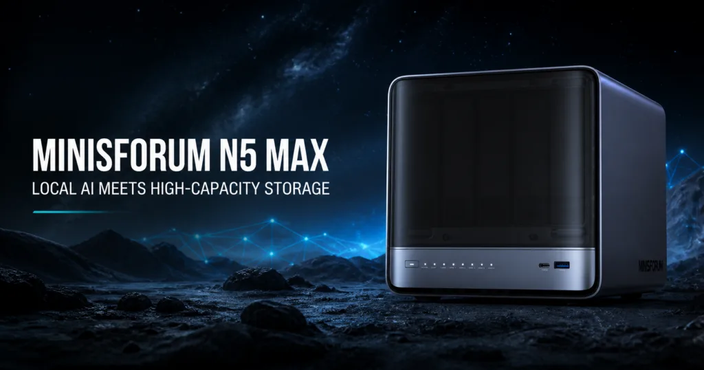 Minisforum N5 Max AI NAS: High-Capacity Storage Meets Local AI