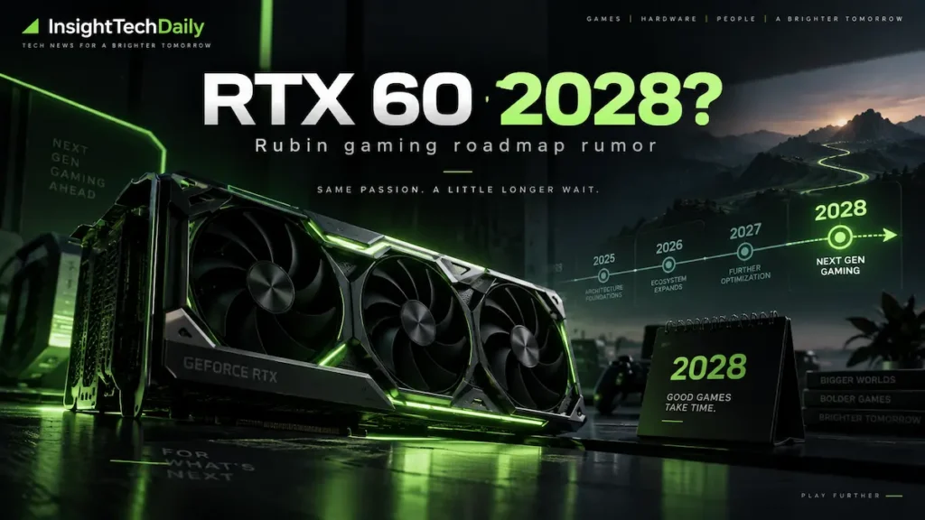 NVIDIA RTX 60 Series Reportedly Pushed to 2028 as Rubin Gaming Roadmap Slips Again